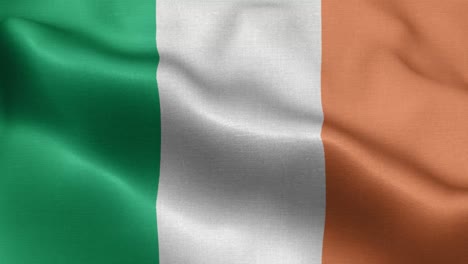 waving loop 4k national flag of ireland