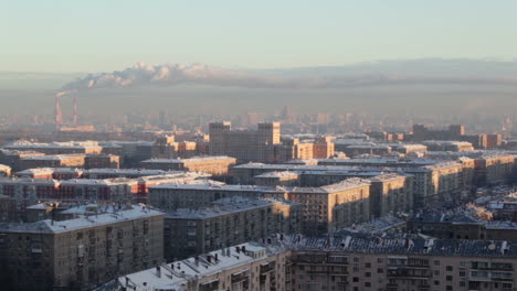 sunrise over the city time lapse