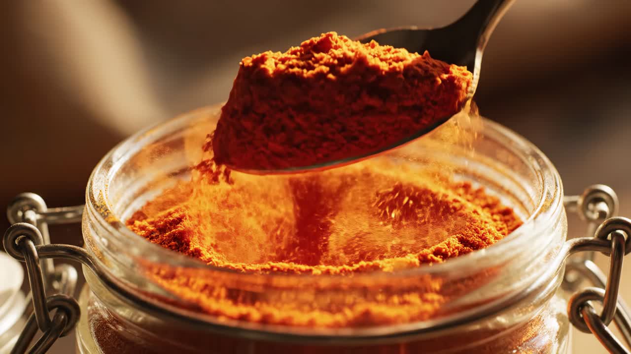 Turmeric Spice in a Jar