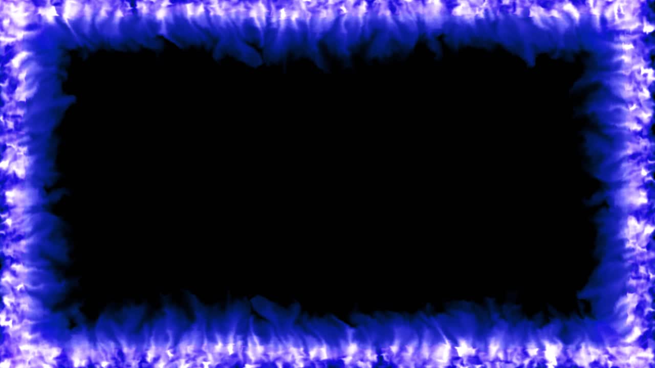 불 불꽃 경계 오버레이 뜨거운 열 효과 4k