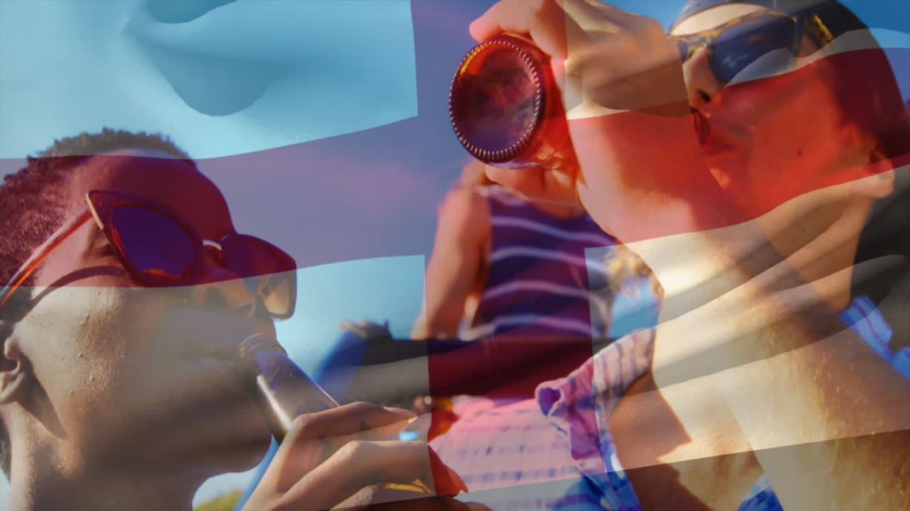 야외 활동을 즐기는 사람들, 잉글랜드 발 애니메이션