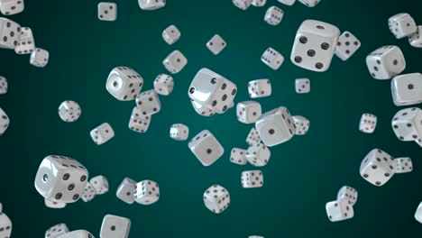 seamless dice falling loop