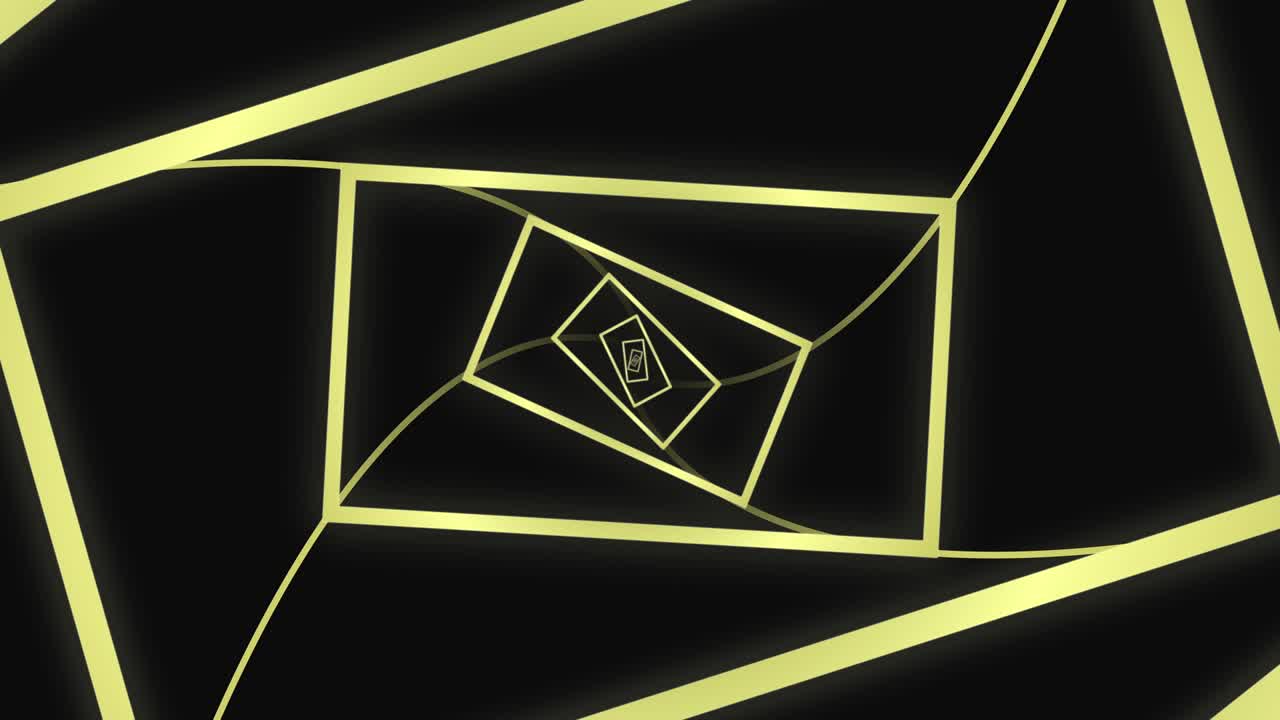 터널 직사각형 모양 회전