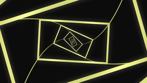 tunnel rectangle shape swirl rotate moving