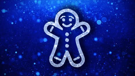 sparkling gingerbread man