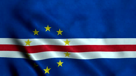 4k seamless loopable flag of cape verde