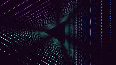 futuristic geometric artwork with vibrant colors