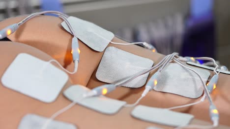electrotherapy treatment session