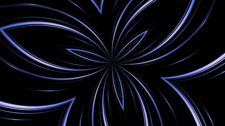 Fundo caleidoscópico fractal VJ.