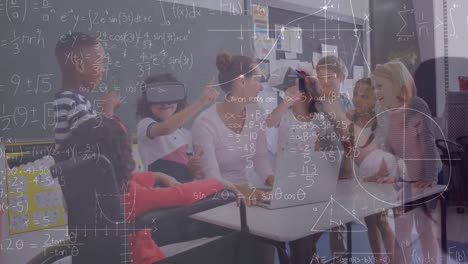 Animation-of-mathematical-equations-over-diverse-schoolchildren-using-vr-headset