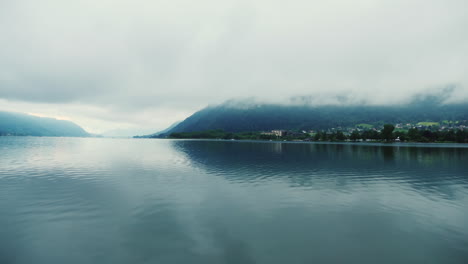 mountain lake in the austrian alps