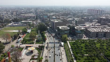 vista aérea de las carreteras en jalalabad