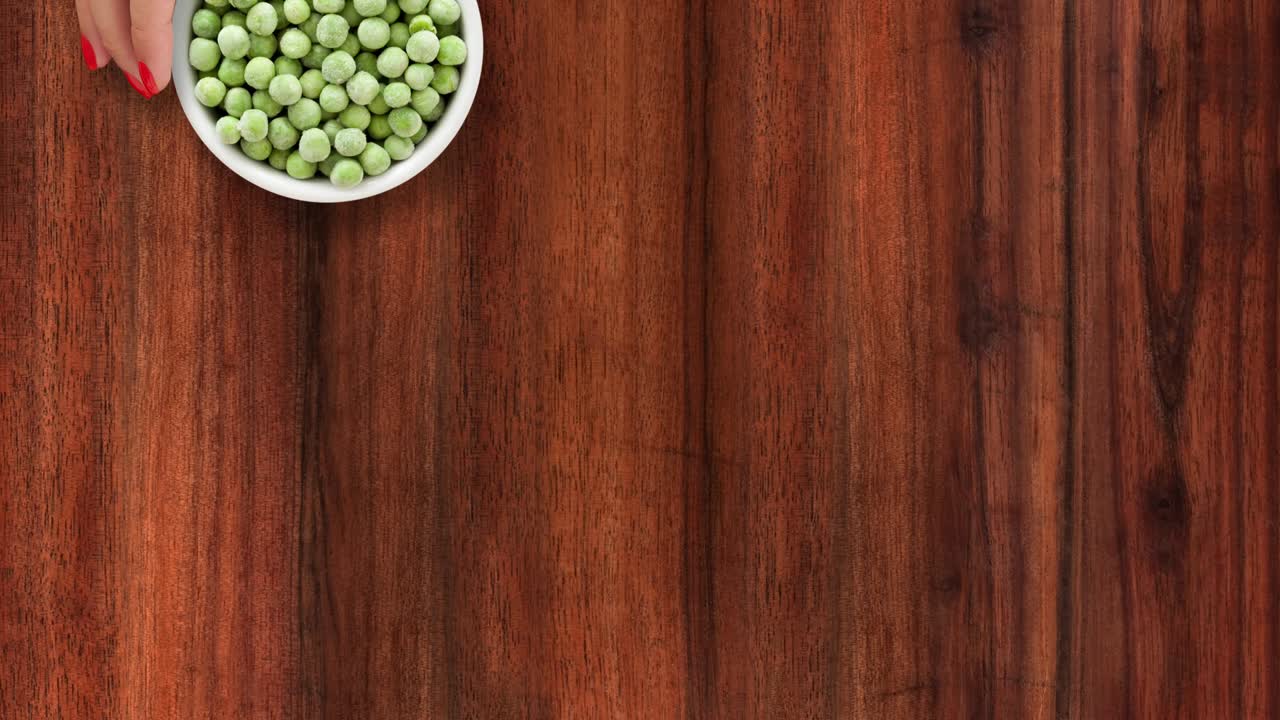 que ofrece guisantes verdes congelados