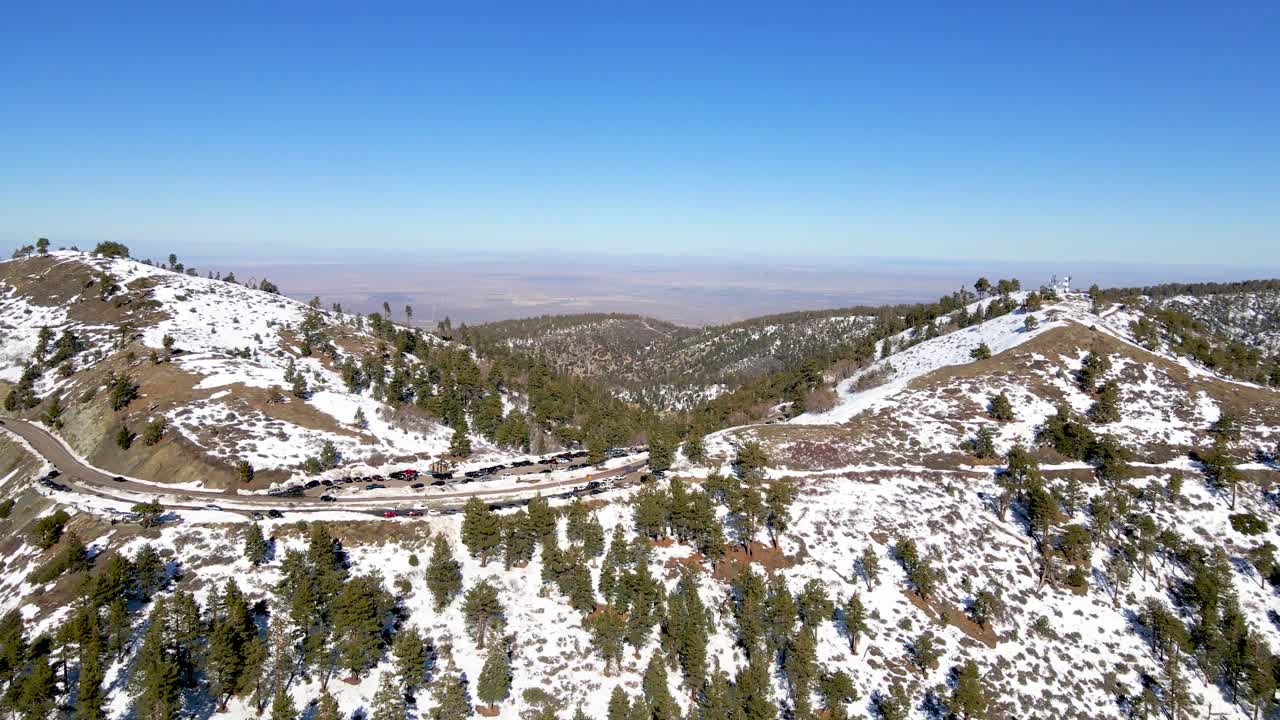 vista do deserto de mojave do ponto de inspiração