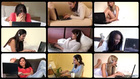 3D-animation-of-radiant-women-using-laptop