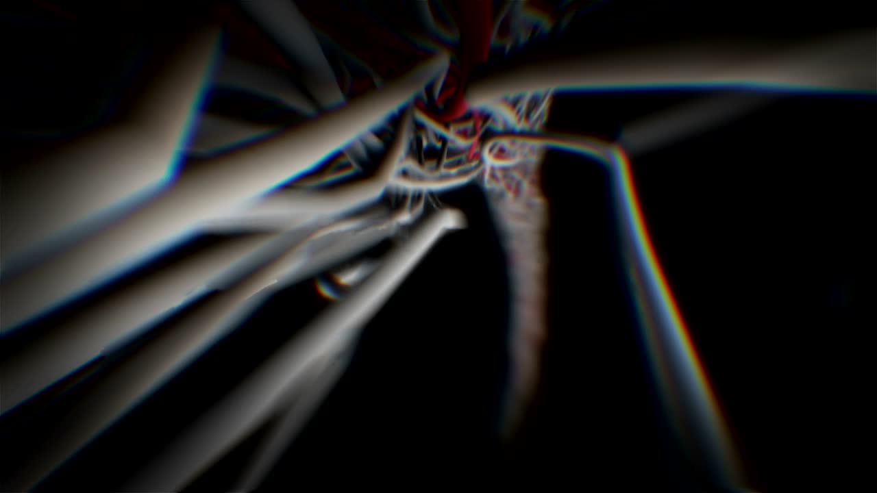 líneas abstractas en movimiento. 4k, bucle sin costuras.