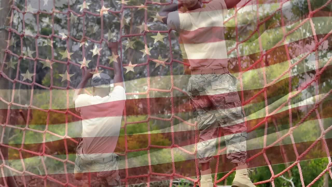 soldados subiendo una apuesta de carga