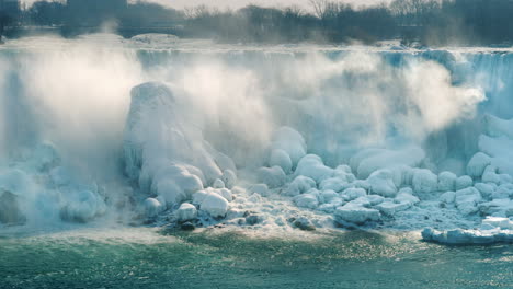 winter at niagara falls 4k video 04