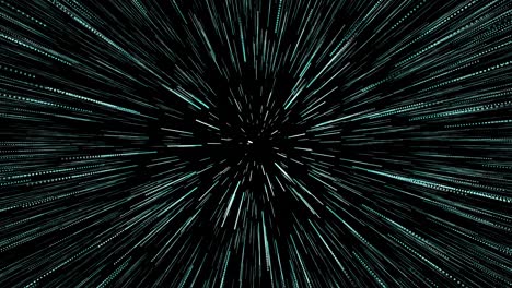 hyperspace's jump in the black hole