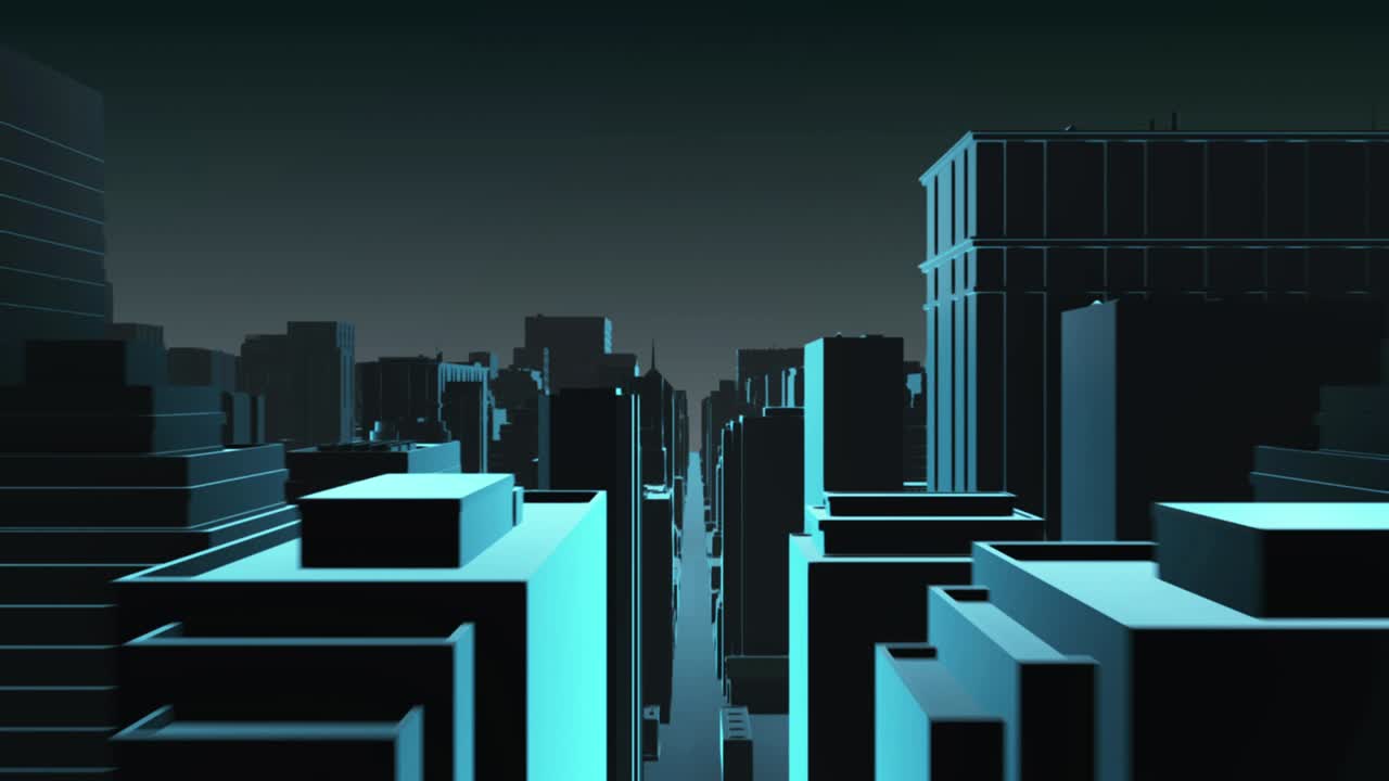 3d 시티 스카이라인 루프 08