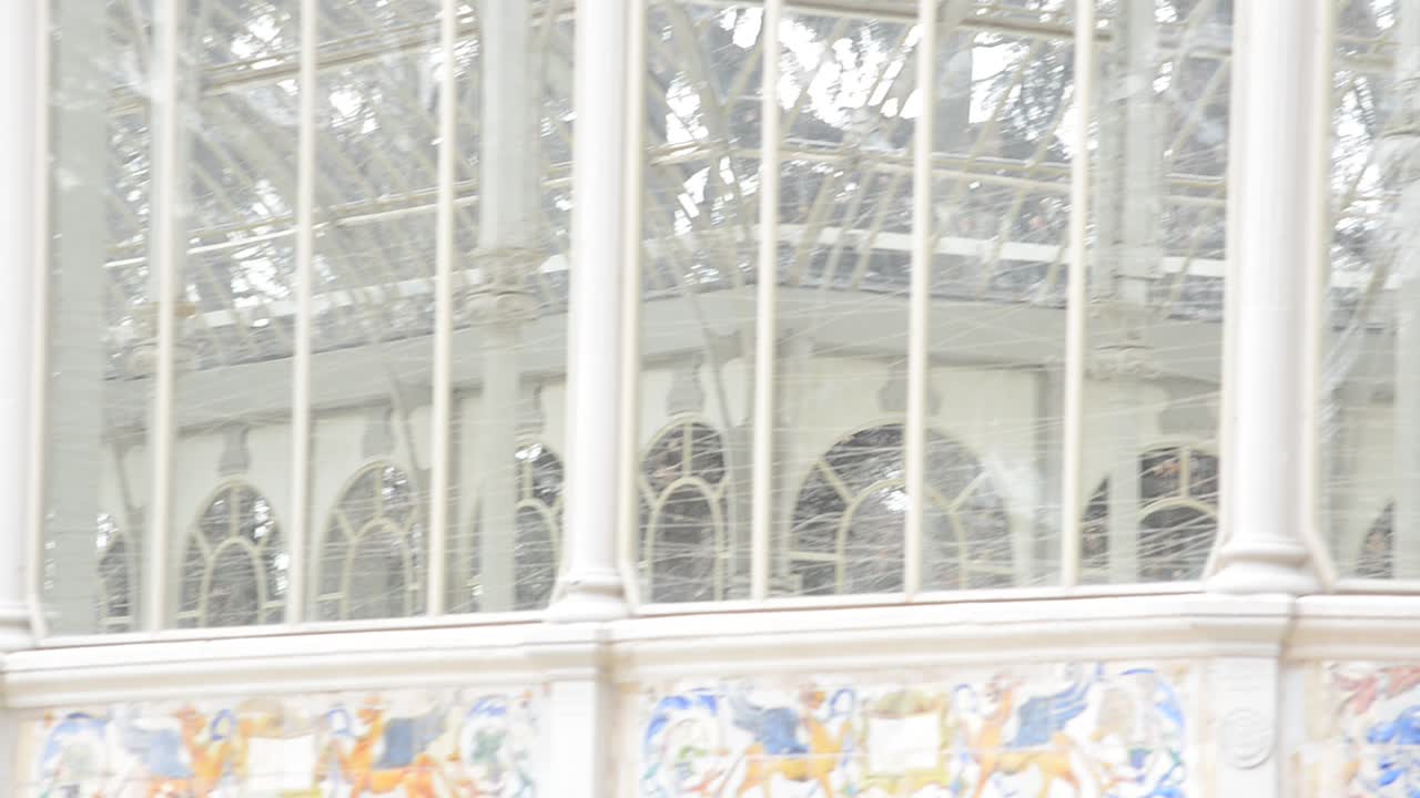 Palazzo di Cristallo nel Parque del Retiro, Madrid, Spagna