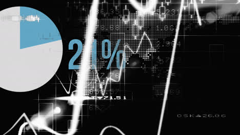 Pie-chart-and-numbers-filling-up-with-colour