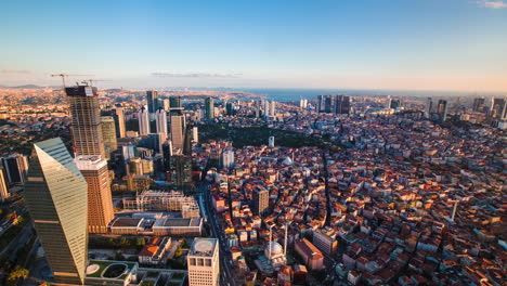 paisagem aérea da cidade de istambul