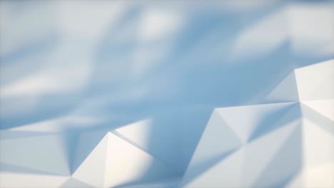 polygons waves perfect seamless loop of slowmotion polygon waves