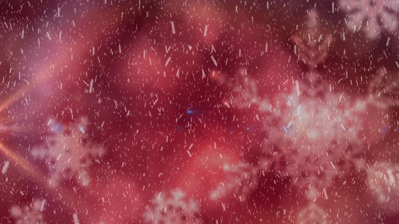 ⁇ 은 배경 위에 내리는 눈의 애니메이션