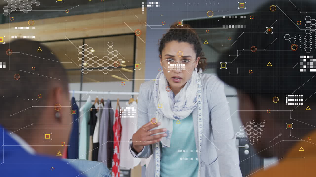 다양한 사업가들이 이야기하는 데이터 처리의 애니메이션