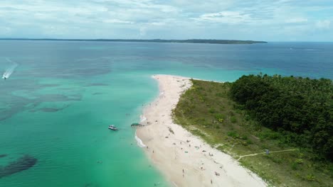 Cayo-Zapatilla-Island,-Bocas-Del-Toro,-Panama-Aerial-View