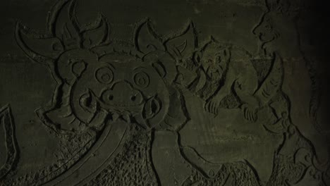 balinese culture heritage wall stone. carving drawing bali monkey forest ubud cave