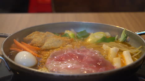 tokpokki - traditional korean food, hot pot style