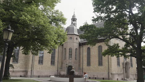 swedish church in a park