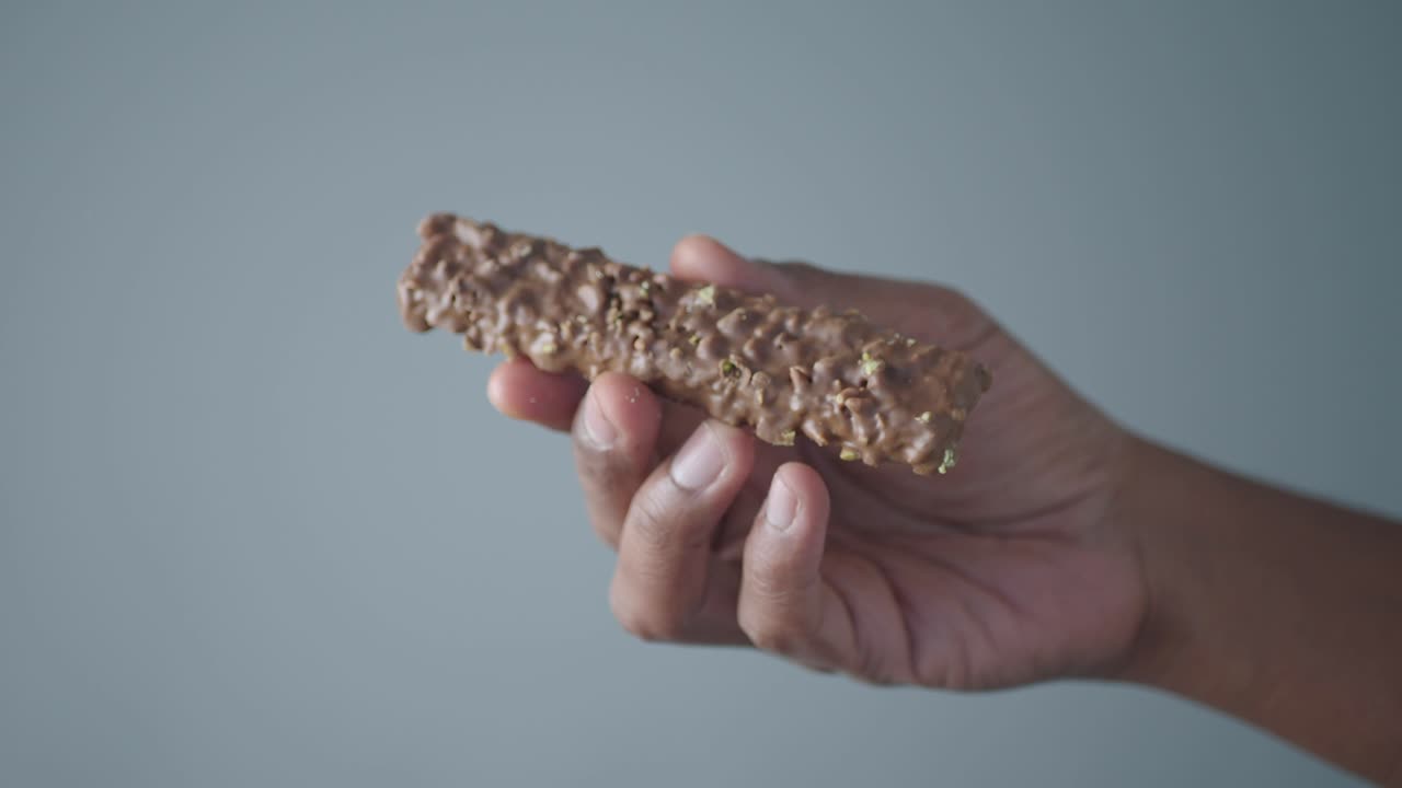 Sjokolade i hånden