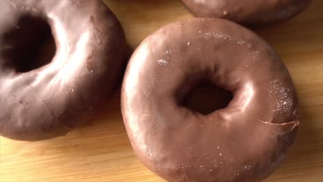 rosquillas en rotación como fondo