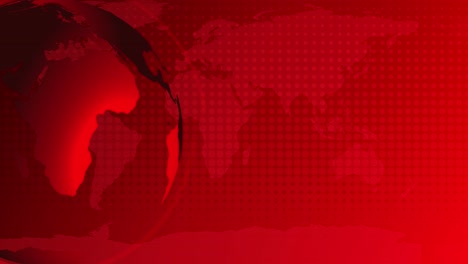 red-themed animation with rotating globe and bold 'news live streaming' text, ideal for broadcast intros