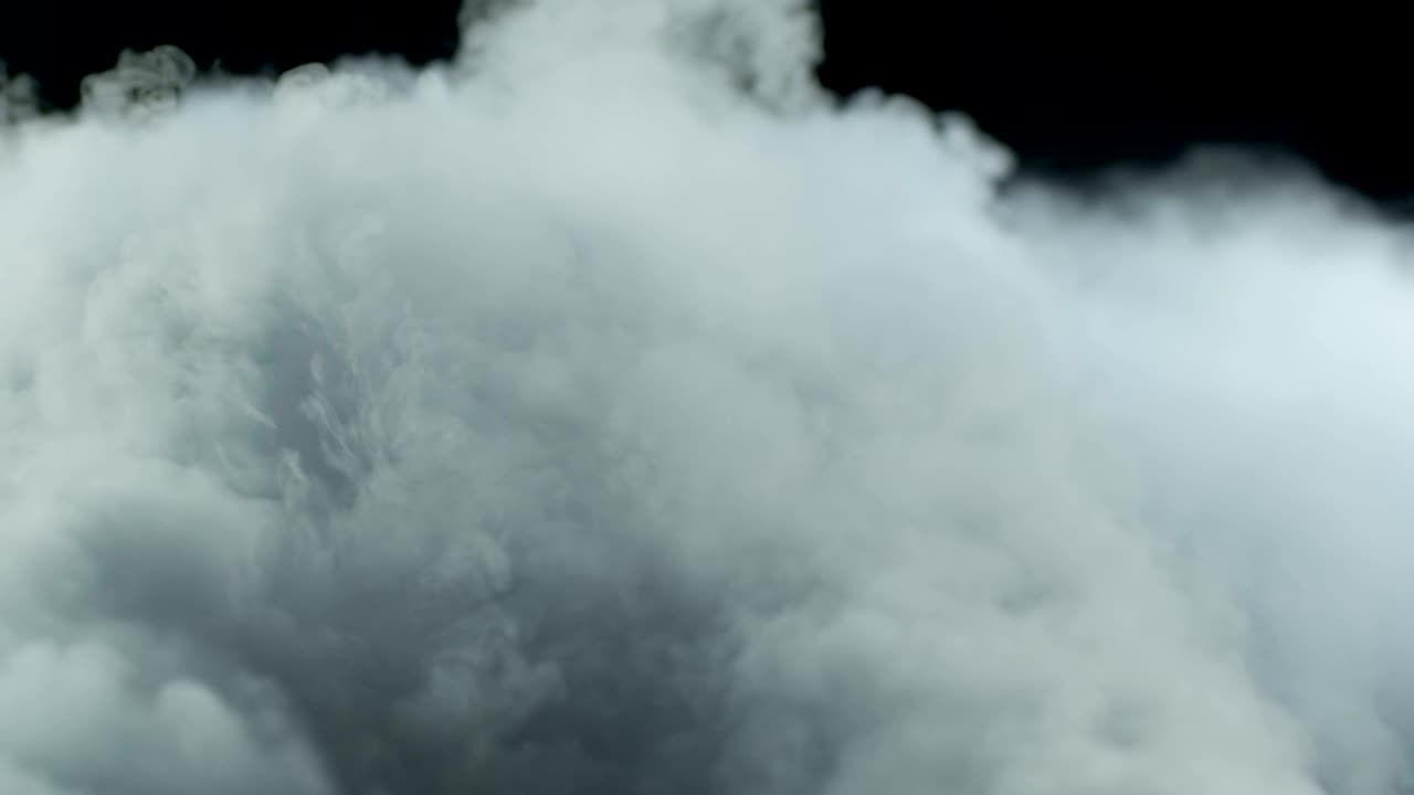 nubes de humo de hielo seco realista