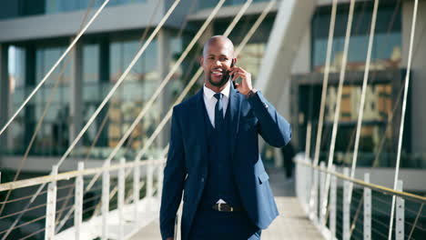 businessman on a phone call