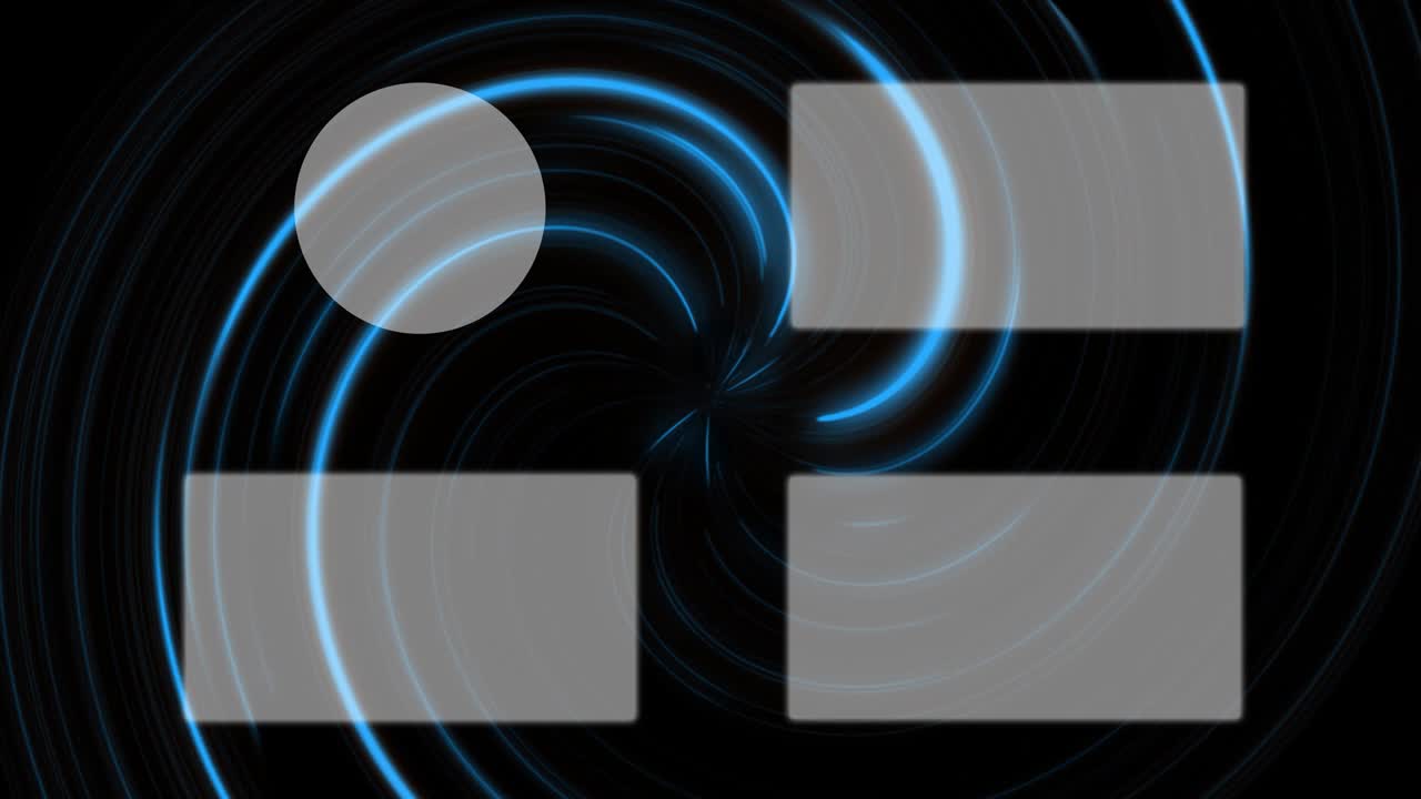 보르텍스 네온 엔드 카드 엔딩 스크린 모션 그래픽