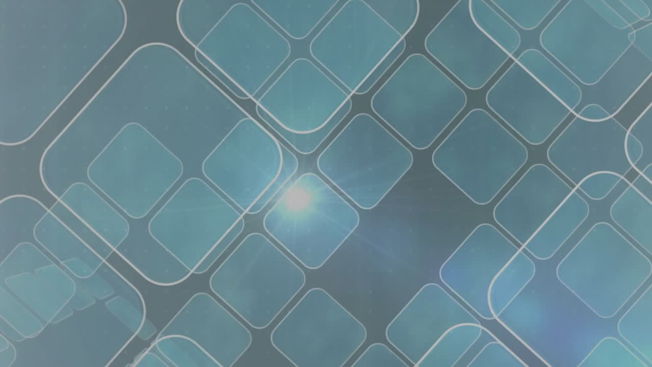 Diamond grid initiating bar chart and waveform animation, sliding and labeling data over timeline