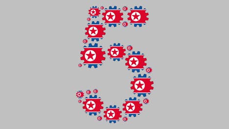 número cinco de corea del norte