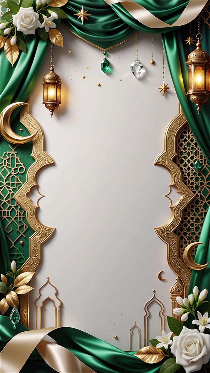 Compleanno del Profeta Maometto Mawlid al-Nabi Sfondo Islamico