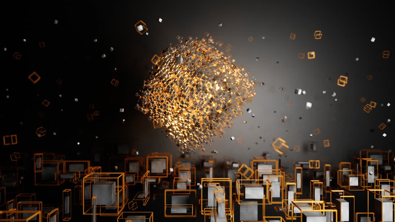 4k 추상 3d 기하학 모양 루프 애니메이션, 현대적인 배경, 원활한 모션 디자인, 스크린 세이버, 배경