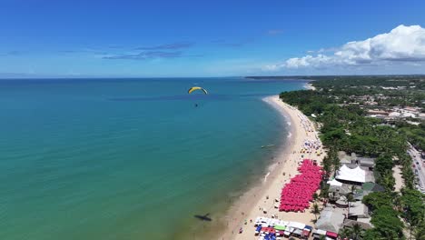 Strand-Von-Taperapua-In-Porto-Seguro,-Bahia,-Brasilien