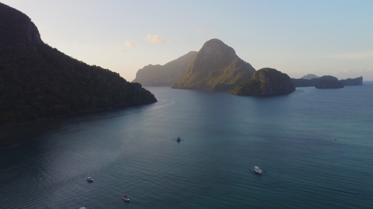 Cinematic Shot Of Tropical Islands In The Philippines Free Stock Video ...
