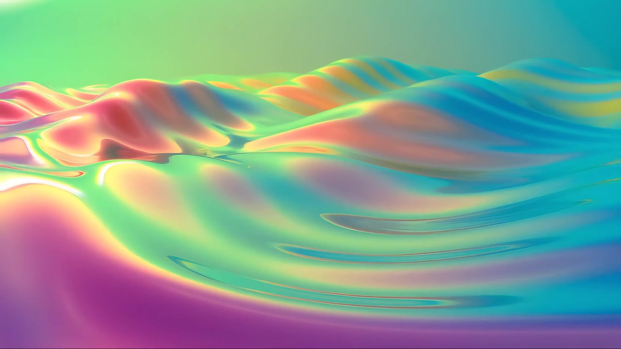 Abstract Fluid Motion Background 4K