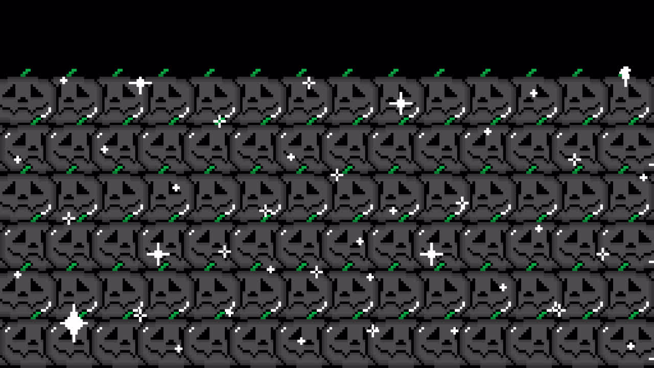 Pixel Halloween pumpkin Transitions. 1080p - 30 fps - Alpha Channel (7)