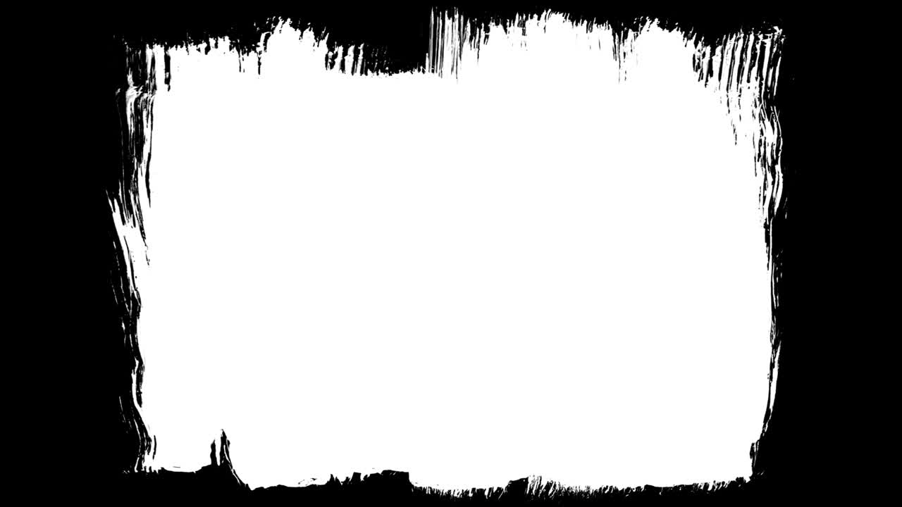 White Brush Stroke Reveal and Wipe Transition