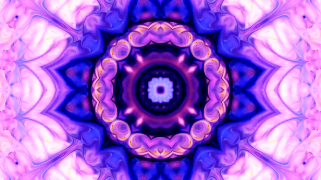 movimiento de fondo de kaleidoscopio abstractamente colorido